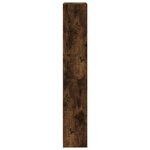 vidaXL Bibliothèque 4 niveaux Chêne fumé 40x24x143cm Bois d'ingénierie