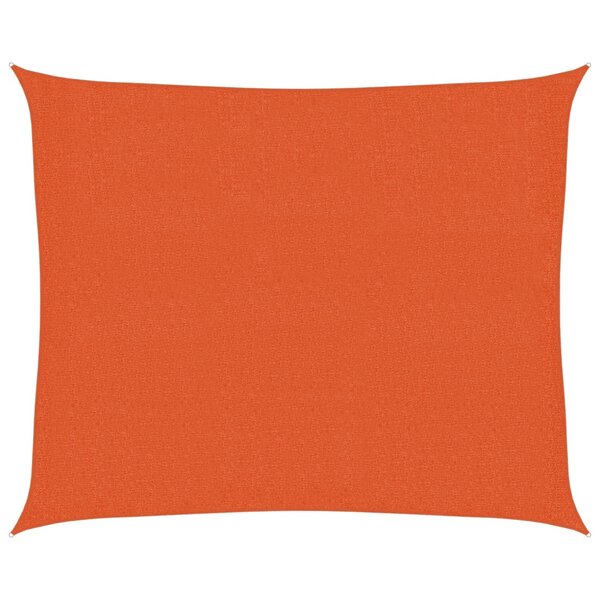 vidaXL Voile d'ombrage 160 g/m² Orange 2 5x3 m PEHD