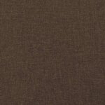 vidaXL Cadre de lit sans matelas marron foncé 100x200 cm tissu