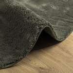 vidaXL Tapis 'HUARTE' à poils courts  doux et lavable Vert forêt 100x200 cm