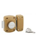 THIRARD - Verrou 2310 à cylindre 45mm pour porte d'entrée  60x90mm  bronze  3 clés