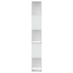 vidaXL Bibliothèque 5 niveaux blanc 45x23 5x162 5 cm bois d'ingénierie