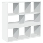 vidaXL Bibliothèque/Séparateur de pièce blanc 100x33x94 5 cm