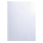 Paquet De 100 Couvertures Grain Toilé Pour Reliure A4 - Blanc - Exacompta
