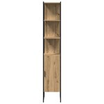 vidaXL Ensemble de meubles de salle de bain 3 pièces en chêne artisanal en bois d'ingénierie