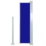 vidaXL Auvent latéral rétractable 120 x 300 cm Bleu