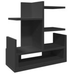 Organisateur armoire de bureau 49 x 20 x 52 5 cm bois d'ingénierie Black 02_0043574