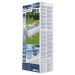 Bestway Ensemble de piscine en acier rectangulaire 412x201x122 cm