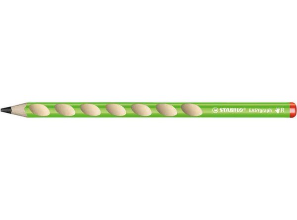 Crayon graphite STABILO EASYgraph HB droitier - vert STABILO