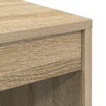 vidaXL Bureau avec Rangement Chêne Sonoma Bois d'Ingénierie