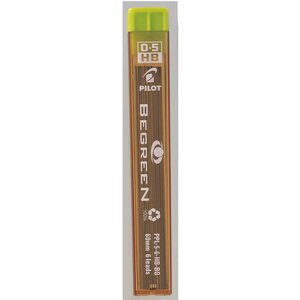 Begreen, mine pour porte-mines, mine HB de 0,5 mm (tube 12 unités)