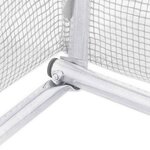 vidaXL Serre avec cadre en acier blanc 60 m² 20x3x2 m