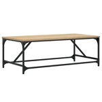 vidaXL Table basse Chêne sonoma 100x50x35 cm Bois d'ingénierie