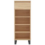 vidaXL Armoire à chaussures Chêne sonoma 40x36x105cm Bois d'ingénierie
