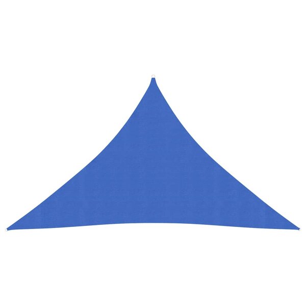 vidaXL Voile d'ombrage 160 g/m² Bleu 2 5x2 5x3 5 m PEHD