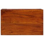 vidaXL Coffre de rangement Marron miel 50x30x40 cm en bois massif d'acacia