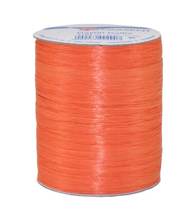 Le raphia kraftel  rayon-raffia 100-m-bobine orange brulé