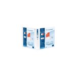 Classeur Pp Personnalisable Kreacover - 4 Anneaux En D 30mm - A4 Maxi - Blanc - X 10 - Exacompta