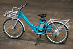 Vélo électrique du facteur, reconditionné  - Taille normale - Gris / turquoise