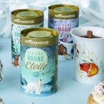 Tisanière fleurie porcelaine 250 ml + Tisane Bonne Etoile