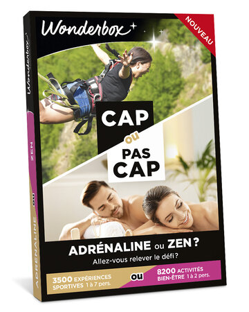 Coffret cadeau - WONDERBOX - CAP OU PAS CAP - Adrénaline ou Zen