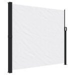 vidaXL Auvent latéral rétractable blanc 180x300 cm