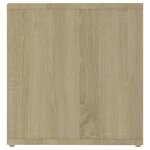 vidaXL Meuble TV chêne sonoma 72x35x36 5 cm bois d’ingénierie