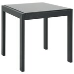 vidaXL Chaises longues lot de 2 avec table Textilène et acier