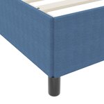 vidaXL Cadre de lit Bleu 80x200 cm en Tissu Velours Côtelé