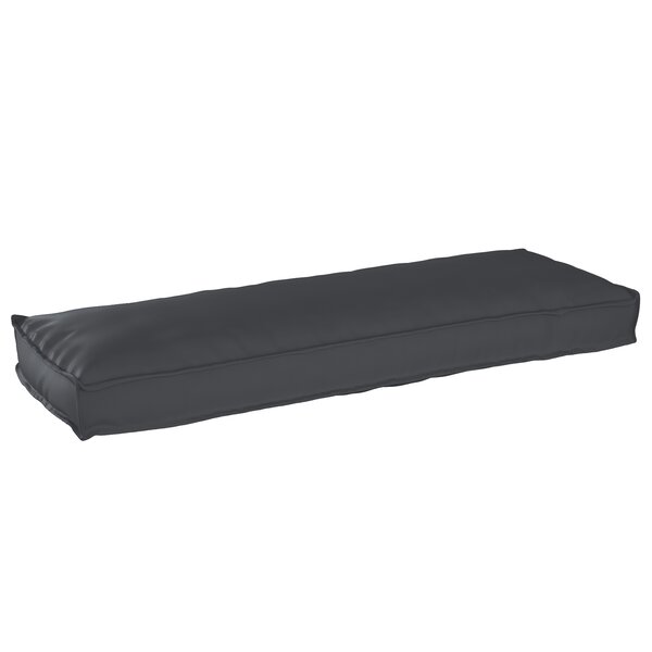 vidaXL Coussin Pallet pour Banc Noir 120x40x8 cm Tissu Oxford