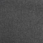 vidaXL Tabourets de bar lot de 2 gris foncé tissu
