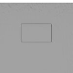 vidaXL Receveur de douche SMC Gris 90x80 cm