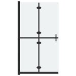 vidaXL Paroi de douche pliable Verre ESG dépoli 70x190 cm