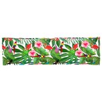 vidaXL Coussin de Palette pour Banc Jungle Tropical 140x40x8 cm Tissu Oxford