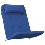vidaXL Ensemble de coussins bleu Bleu Coton  Bois Standard
