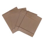 Lot de 100 enveloppes pochettes kraft armé à soufflet marron 260 x 330 + 50 mm