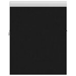 vidaXL Armoire d'évier avec lavabo intégré Noir Bois d'ingénierie