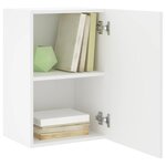 vidaXL Meubles TV muraux 2 Pièces blanc 40 5x30x60 cm bois d'ingénierie