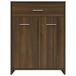 vidaXL Armoire de bain Chêne marron 60x33x80 cm Bois d'ingénierie