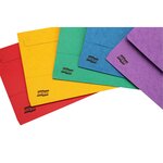 Chemise Poche Europa 265g 35 5x26cm - Couleurs Assorties - X 5 - Exacompta