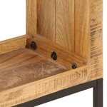 vidaXL Bibliothèque 40x30x175 cm Bois de manguier solide