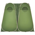 vidaXL Tente d'intimité vert escamotable imperméable