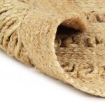 vidaXL Tapis fait à la main Jute tressée 210 cm