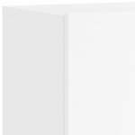 vidaXL Meuble TV mural blanc 80x30x41 cm