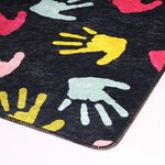 Tapis pour chambre Enfant 120 x 160 cm - Noir