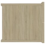 vidaXL Tables de chevet 2 Pièces Chêne sonoma 40x30x30 cm Bois ingénierie