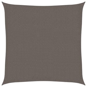 vidaXL Voile d'ombrage 160 g/m² Anthracite 3x3 m PEHD