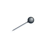 Exacompta - boîte de 100 épingles sphériques 4mm noir
