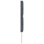 vidaXL Tête de Lit LED Grise Foncé 100 cm Velours