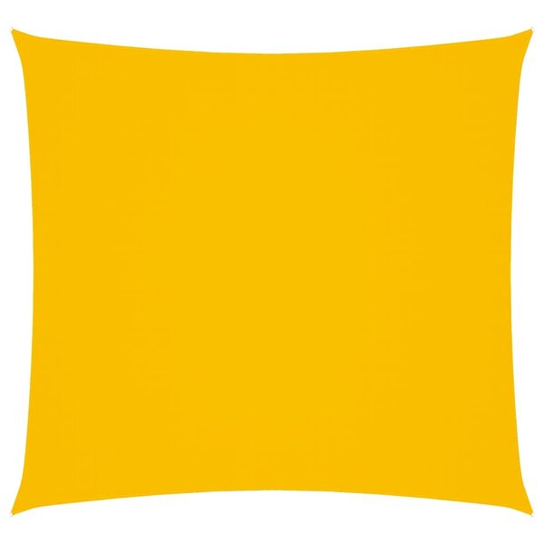 vidaXL Voile de parasol tissu oxford carré 2 5x2 5 m jaune